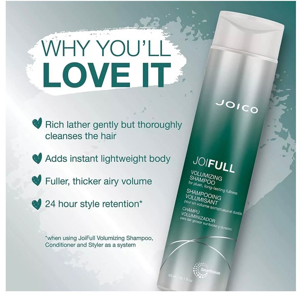 Joico JoiFULL Volumizing‎ Shampoo Hair Care Volume 10.1-8.5oz